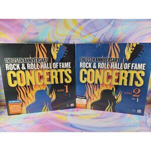 Lot of 2 Rock and Roll Hall of Fame Time Life Records: Night 1 V1, Night 2 V1